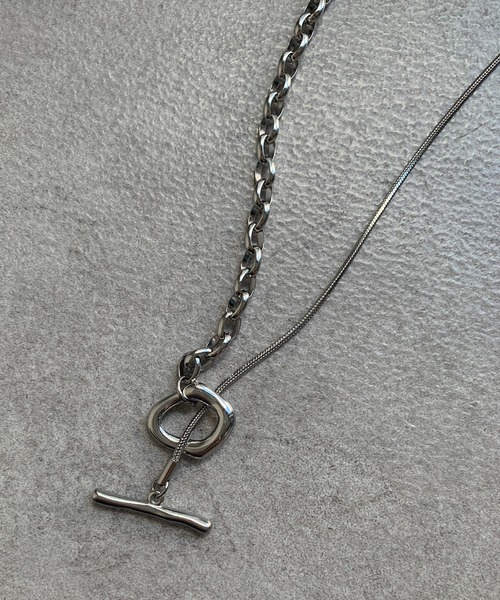 DouDou（ドゥドゥ）の「ミックスチェーンネックレス（ネックレス・レディース・シルバー/ゴールド・FREE）」の14枚目の写真