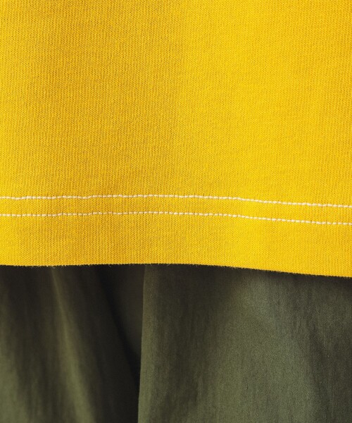 BEAMS（ビームス）の「BEAMS / ステッチ ルーズ Tシャツ（Tシャツ/カットソー・メンズ・サックスブルー/ブラウン/イエロー・S/M/L/XL）」の9枚目の写真