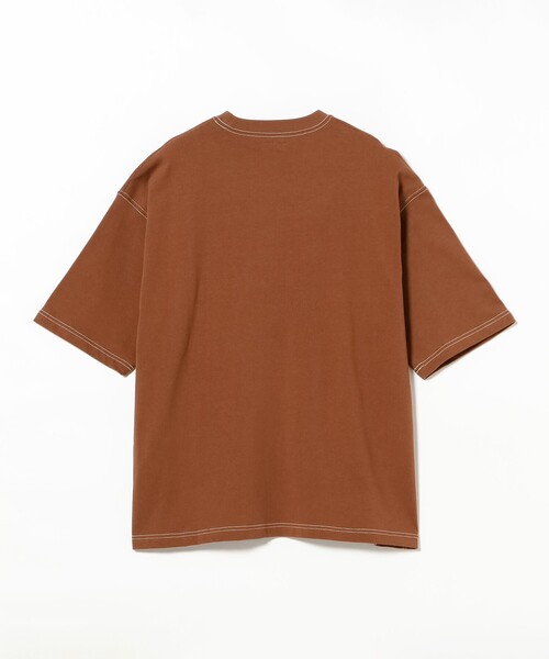 BEAMS（ビームス）の「BEAMS / ステッチ ルーズ Tシャツ（Tシャツ/カットソー・メンズ・サックスブルー/ブラウン/イエロー・S/M/L/XL）」の10枚目の写真