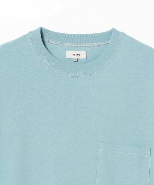 BEAMS（ビームス）の「BEAMS / ステッチ ルーズ Tシャツ（Tシャツ/カットソー・メンズ・サックスブルー/ブラウン/イエロー・S/M/L/XL）」の15枚目の写真