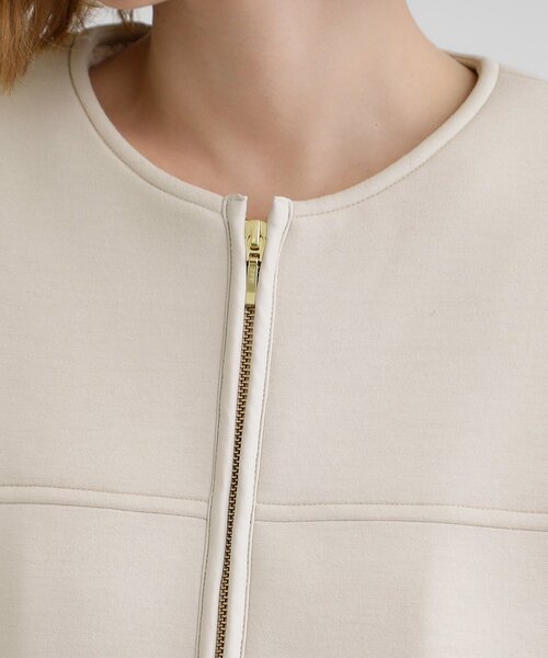 grove（グローブ）の「ダンボールジャージパイピングブルゾン（ブルゾン・レディース・ナチュラル/ネイビー/ブラウン系その他・02/05/04/03/01）」の21枚目の写真