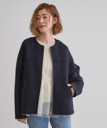 grove | ダンボールジャージパイピングブルゾン(ブルゾン)