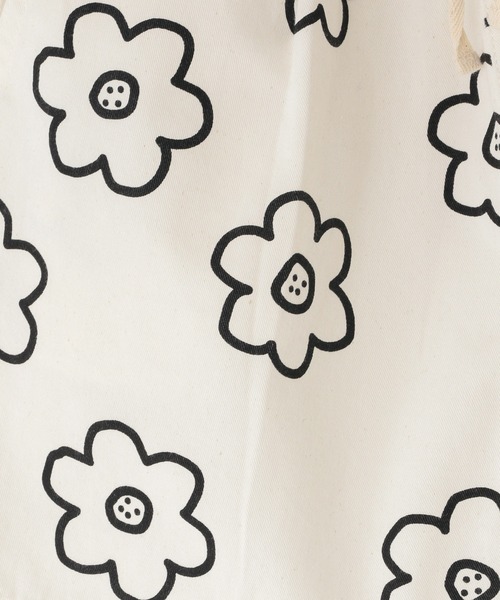 LOWRYS FARM（ローリーズファーム）の「デッキショートパンツ　 290699（その他パンツ・キッズ・オフホワイト/ホワイト×ブラック/ブラック/マルチ/グリーン/ブラウン/ピンク・110cm/120cm/130cm/140cm/150cm）」の9枚目の写真