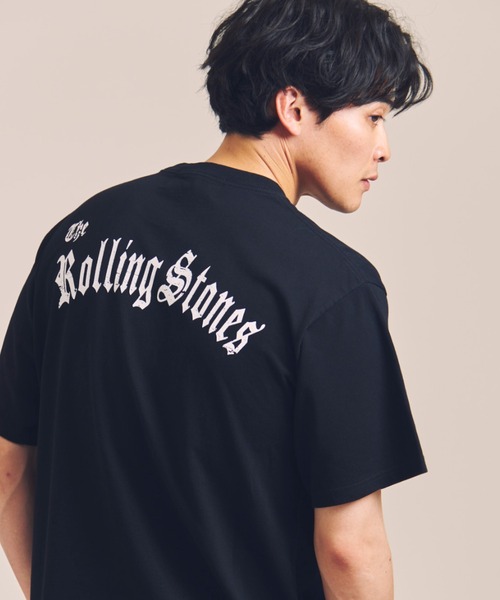 JACKROSE（ジャックローズ）の「B-TRS-Lips&Tongue ラインストーン-SSTEE（Tシャツ/カットソー・メンズ・ブラック/ホワイト/チャコール・M/L/XL）」の2枚目の写真