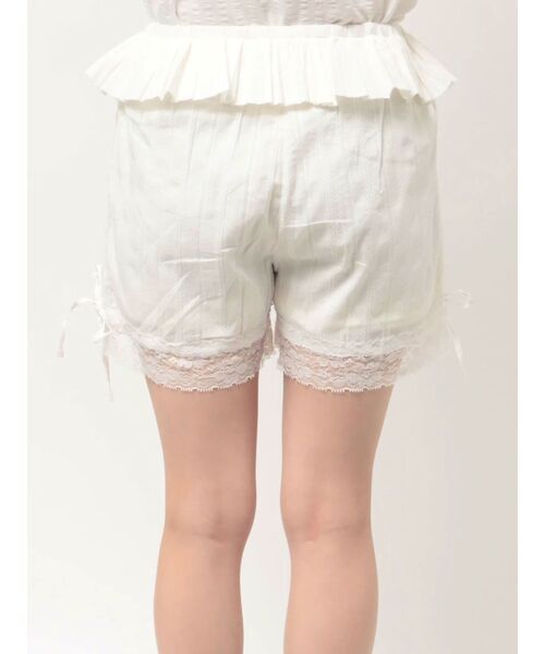 merry jenny（メリージェニー）の「デコラティブレースショートパンツ（その他パンツ・レディース・オフホワイト/グレー・FREE）」の11枚目の写真