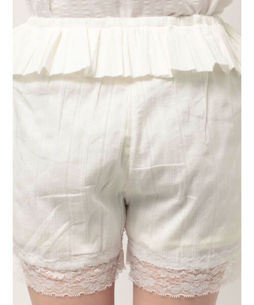 merry jenny（メリージェニー）の「デコラティブレースショートパンツ（その他パンツ・レディース・オフホワイト/グレー・FREE）」の12枚目の写真
