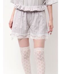 デコラティブレースショートパンツ