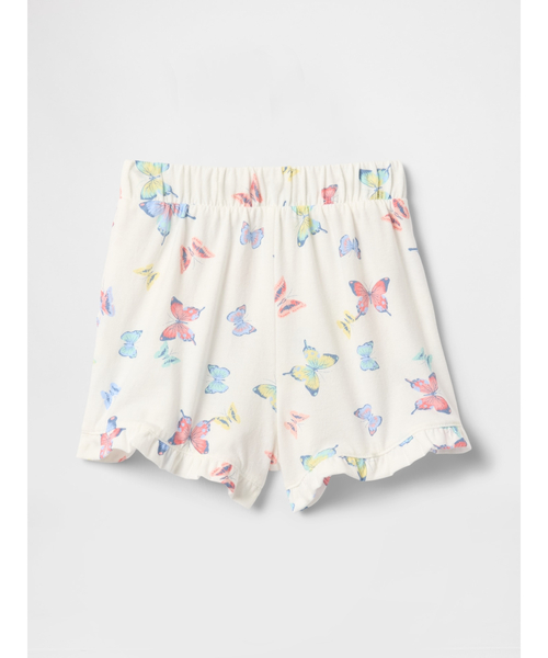 GAP（ギャップ）の「ブラナン フェイバリット ラッフルフリル ショートパンツ (幼児・ベビー)（その他パンツ・キッズ・オフホワイト/パープル・110cm/105cm/100cm/95cm/90cm/80ｃｍ/70cm）」の4枚目の写真