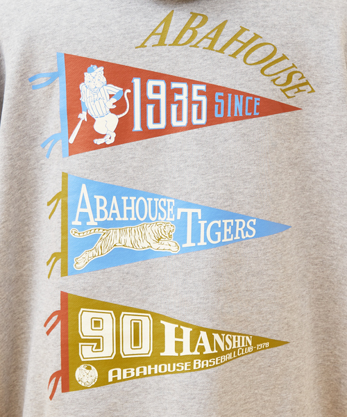 ABAHOUSE（アバハウス）の「【阪神タイガース×アバハウス】コラボレーションパーカー（パーカー・メンズ・ネイビー/グレー・L/M/XL）」の7枚目の写真
