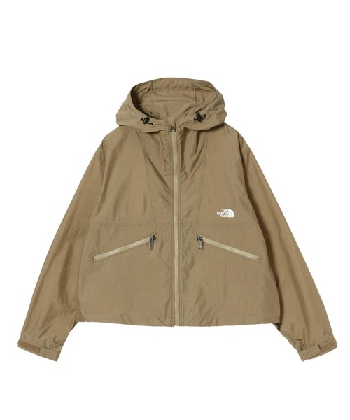THE NORTH FACE（ザノースフェイス）の「THE NORTH FACE Short Compact Jacket NPW22430（その他アウター・レディース・ベージュ/ブラック・LARGE/MEDIUM/X-LARGE）」の2枚目の写真