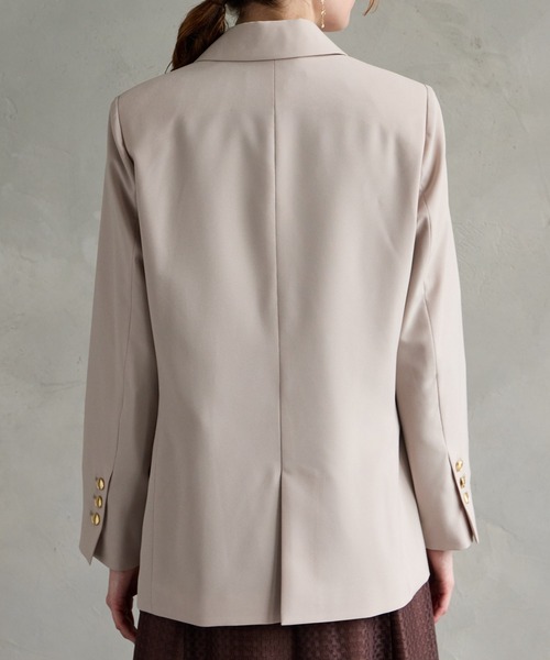 AIMER（エメ）の「ゴールドボタンテーラードジャケット（テーラードジャケット・レディース・ベージュ/ネイビー・MEDIUM）」の19枚目の写真