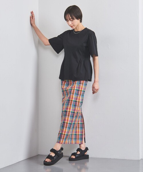 ユナイテッドアローズ コンスト シェイプ Tシャツ ネイビー UNITED 