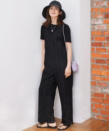 23区　サロペットパンツ サイズ44 ネイビー 23区 サロペットパンツ サイズ44 ネイビー 楽天市場】23区