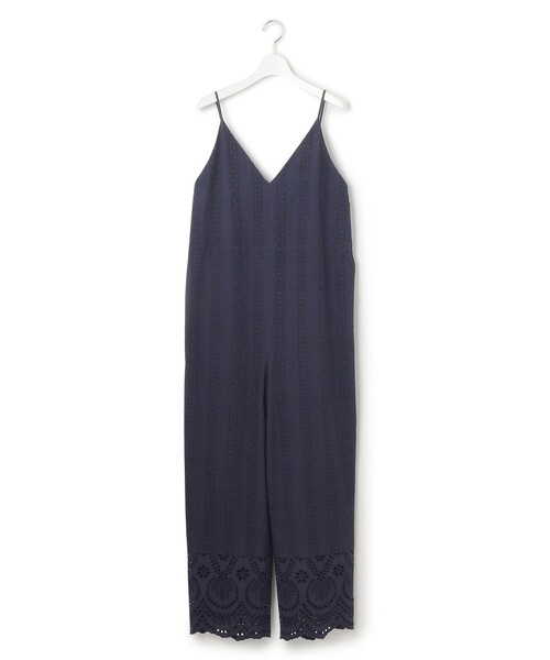 セール】【洗える】コットンエンブロイダリー オールインワン