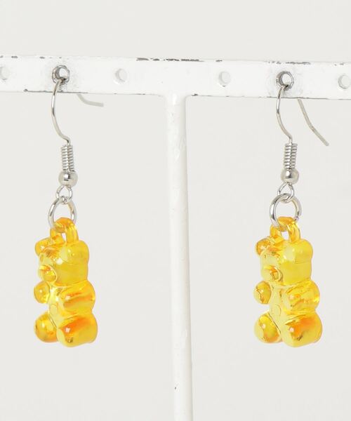rae(レイ)の「【rae】グミベアドロップピアス(ピアス(両耳用)・レディース・ブルー/クリア/ブラック/ピンク系その他/パープル/イエロー/オレンジ/グリーン/ピンク/レッド・FREE)」の9枚目の写真