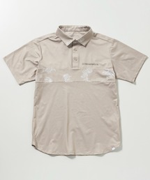 LUXEAKMPLUS（リュクスエイケイエムプラス）の「LUXEAKMPLUS(リュクスエイケイエムプラス)ゴルフ チェストパネル 半袖ポロシャツ(吸水速乾 / UVカット)（ポロシャツ）」