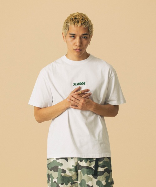 XLARGE(エクストララージ)の「【販売終了】SLANTED OG S/S TEE(Tシャツ/カットソー・メンズ・ブラック/アッシュ/ネイビー/ホワイト/グリーン・S/M/L/XL/XXL)」の8枚目の写真