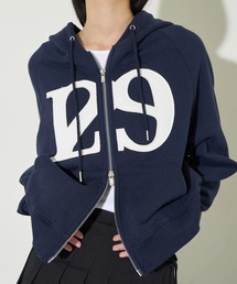 【日本未発売/WEB限定】ILLIGO(イリゴ)/ロゴパッチ フルジップパーカー フーディー/129 LOGO PATCH HOODED ZIPUP