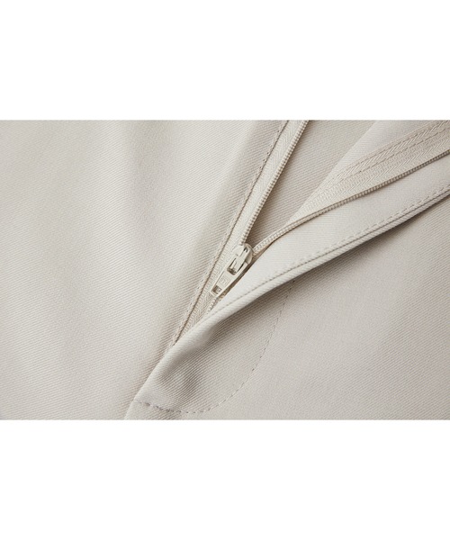 tageechita（タジチタ）の「【tageechita】TRツイル タックワイド ストレートパンツ（スラックス・レディース・ブラック/ライトベージュ・XS/S/M/L）」の7枚目の写真