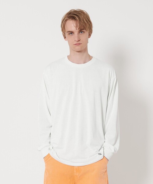 plllllleeeasse ホワイト 長袖カットソー XL plllllleeeasse ホワイト 長袖カットソー XL