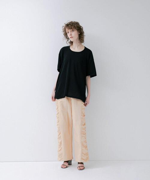 LAATO（ラート）の「shirring easy pants（その他パンツ・レディース・ブラック/オレンジ/ミント・FREE）」の6枚目の写真