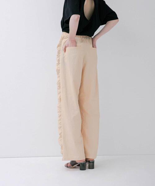 LAATO（ラート）の「shirring easy pants（その他パンツ・レディース・ブラック/オレンジ/ミント・FREE）」の7枚目の写真