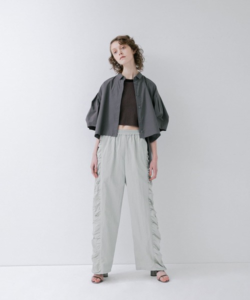 パンツ nagonstans shirring pants 今週の新着アイテム nagonstans shirring pants完売品 パンツ