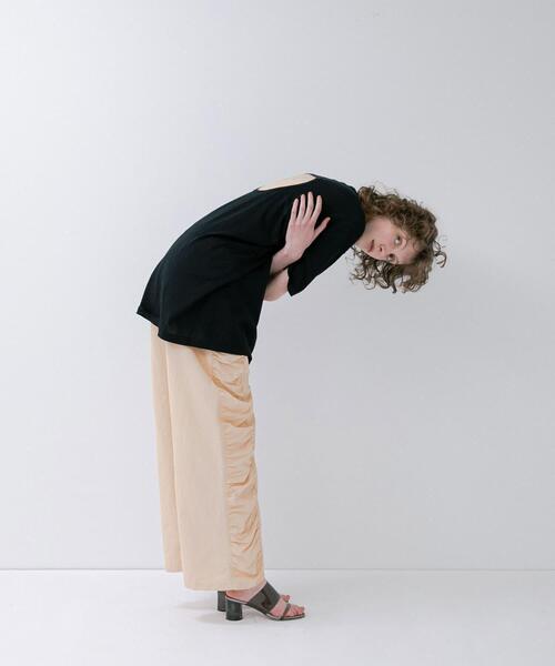 LAATO（ラート）の「shirring easy pants（その他パンツ・レディース・ブラック/オレンジ/ミント・FREE）」の9枚目の写真