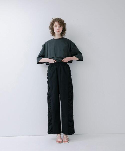 LAATO（ラート）の「shirring easy pants（その他パンツ・レディース・ブラック/オレンジ/ミント・FREE）」の18枚目の写真