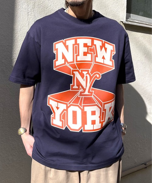spiritoso(スピリトーゾ)の「【spiritoso】NEWYORK ビッグシルエットTシャツ(Tシャツ/カットソー・レディース・ブラック/ネイビー/ホワイト・LARGE/MEDIUM)」の22枚目の写真