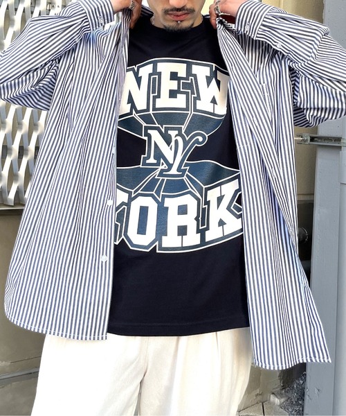 spiritoso(スピリトーゾ)の「【spiritoso】NEWYORK ビッグシルエットTシャツ(Tシャツ/カットソー・レディース・ブラック/ネイビー/ホワイト・LARGE/MEDIUM)」の12枚目の写真
