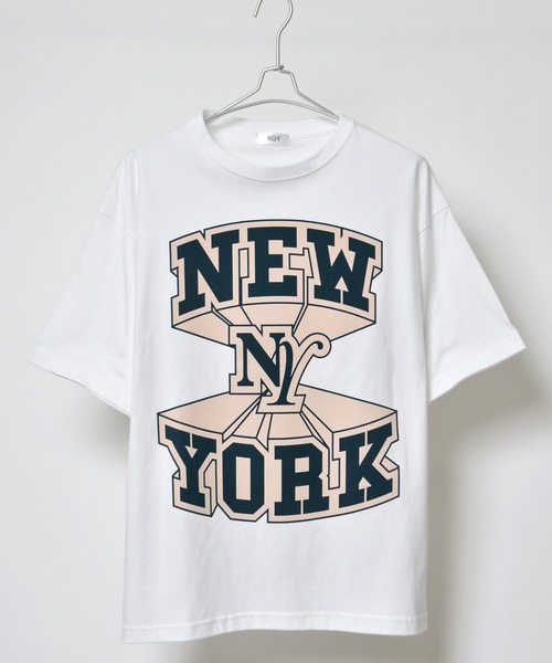 spiritoso(スピリトーゾ)の「【spiritoso】NEWYORK ビッグシルエットTシャツ(Tシャツ/カットソー・レディース・ブラック/ネイビー/ホワイト・LARGE/MEDIUM)」の14枚目の写真