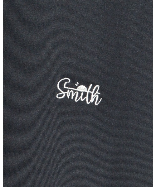 Sunny Smith(サニースミス)の「11.6ウルトラヘビーオンス Heavy Smithヤシの木柄 両面刺繍Tee(Tシャツ/カットソー・メンズ・ブラック/チャコールグレー・MEDIUM/LARGE)」の14枚目の写真