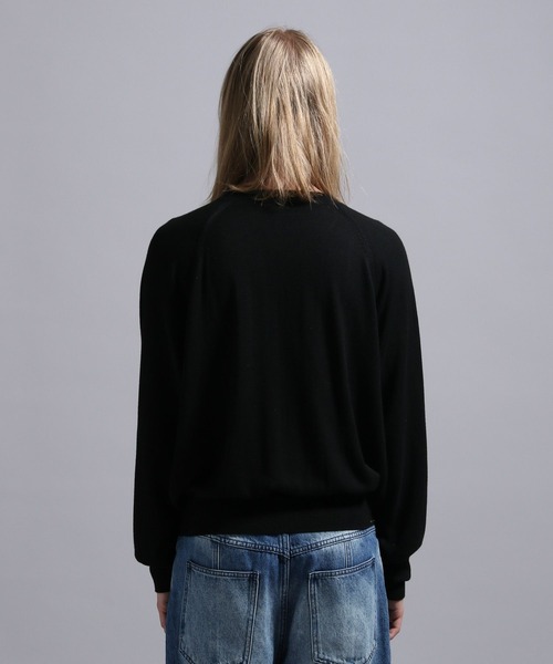 BLAYMORE(ブレイモア)の「【BLAYMORE】Waterlily V-neck Knit / 睡蓮刺繍 サムホール(ニット/セーター・メンズ・ブラック/ピンク・M/S)」の21枚目の写真