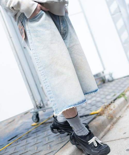 CITY SHOP 【LEE/リー】別注 BIG POCKET OVER パンツ セール】LEE/リー DOUBLE KNEE CURVE PANTS（デニムパンツ