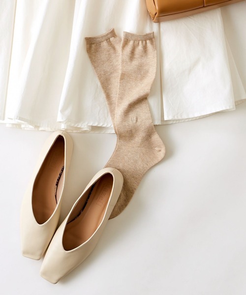 BARNYARDSTORM（バンヤードストーム）の「BARNYARDSTORM / BYD刺繍ソックス（ソックス/靴下・レディース・ブラック/グレー/ベージュ・FREE）」の3枚目の写真