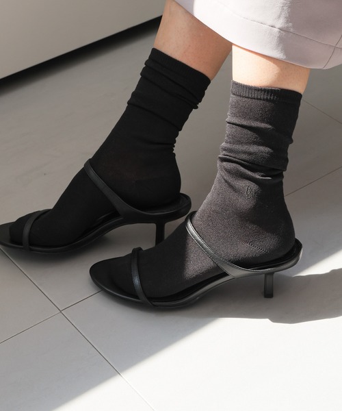 BARNYARDSTORM（バンヤードストーム）の「BARNYARDSTORM / BYD刺繍ソックス（ソックス/靴下・レディース・ブラック/グレー/ベージュ・FREE）」の21枚目の写真