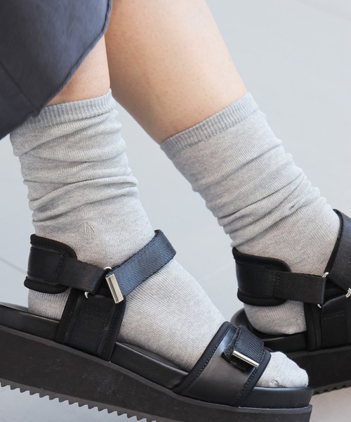 BARNYARDSTORM（バンヤードストーム）の「BARNYARDSTORM / BYD刺繍ソックス（ソックス/靴下・レディース・ブラック/グレー/ベージュ・FREE）」の20枚目の写真