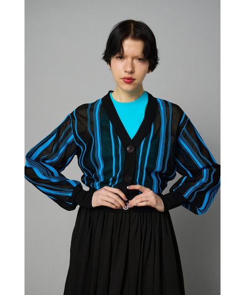 HeRIN.CYE ランダムパターンカーディガン Ramdom patten cardigan ランダムパターンカーディガン