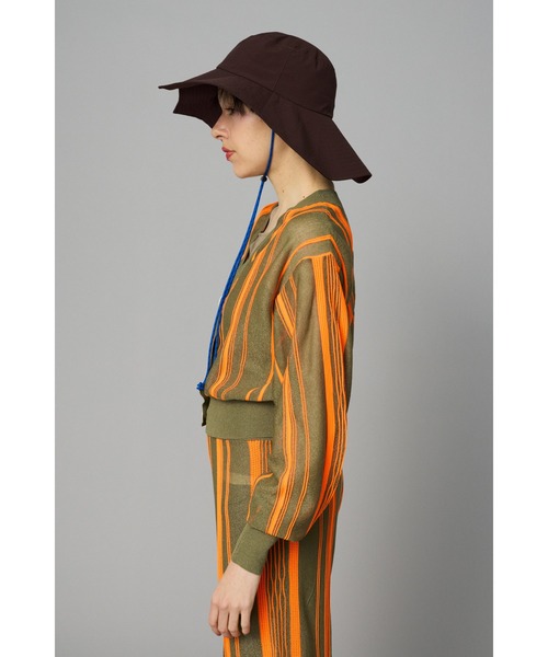 HeRIN.CYE(ヘリンドットサイ)の「Ramdom patten cardigan ランダムパターンカーディガン(カーディガン/ボレロ・レディース・ブルー/ライム/オレンジ・FREE)」の8枚目の写真