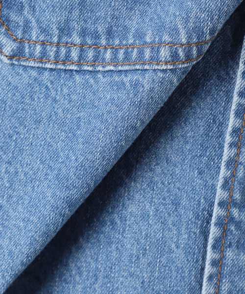 JOURNAL STANDARD relume(ジャーナルスタンダード レリューム)の「《WEB限定追加6》9oz C/Rデニムワークシャツ(シャツ/ブラウス・レディース・ブルー・FREE)」の22枚目の写真