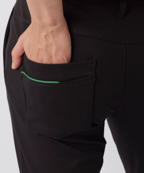 Kappa（カッパ）の「【Kappa/カッパ】ストレッチロングパンツ　ゴルフ（その他パンツ・メンズ・ホワイト/ネイビー/ブラック・MEDIUM/X-LARGE/LARGE）」の4枚目の写真