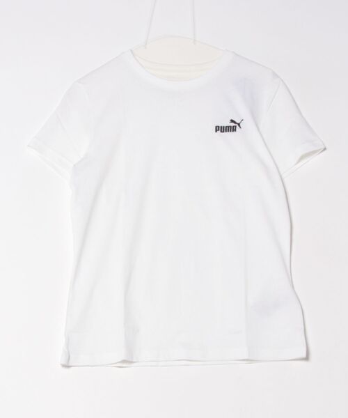 PUMA(プーマ)の「《PUMA》ESS スモール NO.1 ロゴ Tシャツ(Tシャツ/カットソー・レディース・ホワイト/ブラック/ライトグレー・L/XL/S/M)」の1枚目の写真
