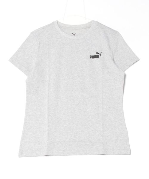 PUMA(プーマ)の「《PUMA》ESS スモール NO.1 ロゴ Tシャツ(Tシャツ/カットソー・レディース・ホワイト/ブラック/ライトグレー・L/XL/S/M)」の3枚目の写真