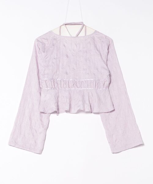 PAGEBOY(ページボーイ)の「チョーカーペプラムBL(シャツ/ブラウス・レディース・パープル/ブラック/オフホワイト・FREE)」の22枚目の写真