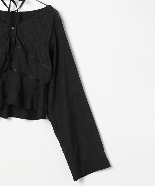 PAGEBOY(ページボーイ)の「チョーカーペプラムBL(シャツ/ブラウス・レディース・パープル/ブラック/オフホワイト・FREE)」の10枚目の写真