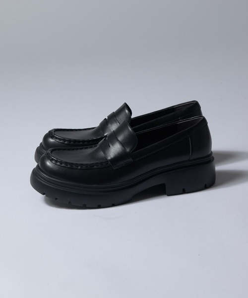 Lui's（ルイス）の「ボリュームソールローファー（ローファー・メンズ・ブラック・43/42/41）」の5枚目の写真