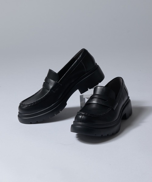 Lui's（ルイス）の「ボリュームソールローファー（ローファー・メンズ・ブラック・43/42/41）」の8枚目の写真