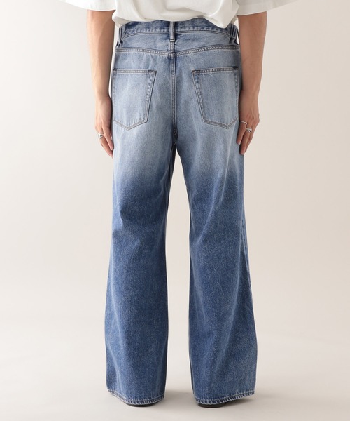 RAGEBLUE（レイジブルー）の「グラデーションデニムワイドフレアパンツ（デニムパンツ・メンズ・グレー/ブルー・SMALL/MEDIUM/LARGE）」の17枚目の写真