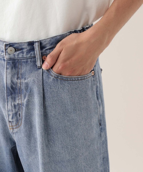 RAGEBLUE（レイジブルー）の「グラデーションデニムワイドフレアパンツ（デニムパンツ・メンズ・グレー/ブルー・SMALL/MEDIUM/LARGE）」の21枚目の写真